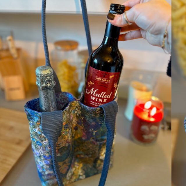 Video Tutorial to make a bottle gift bag suitable for beginners