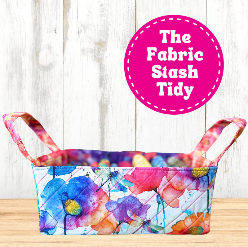 Fabric Stash Tidy Video Tutorial, suitable for beginner sewers