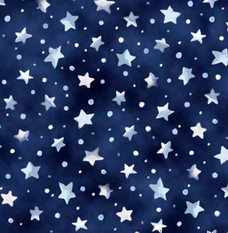 Snowman Holiday Stars Fabric 100% Premium Cotton Per 1/2 Metre