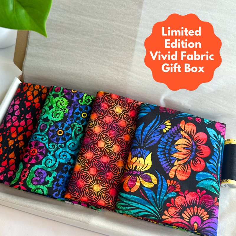 LIMITED EDITION - Vivid 4 Piece FQ Bundle Plus Thread Treat Box