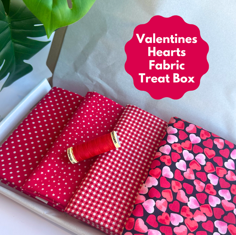 Valentines 4 Piece FQ Bundle Plus Thread Treat Box