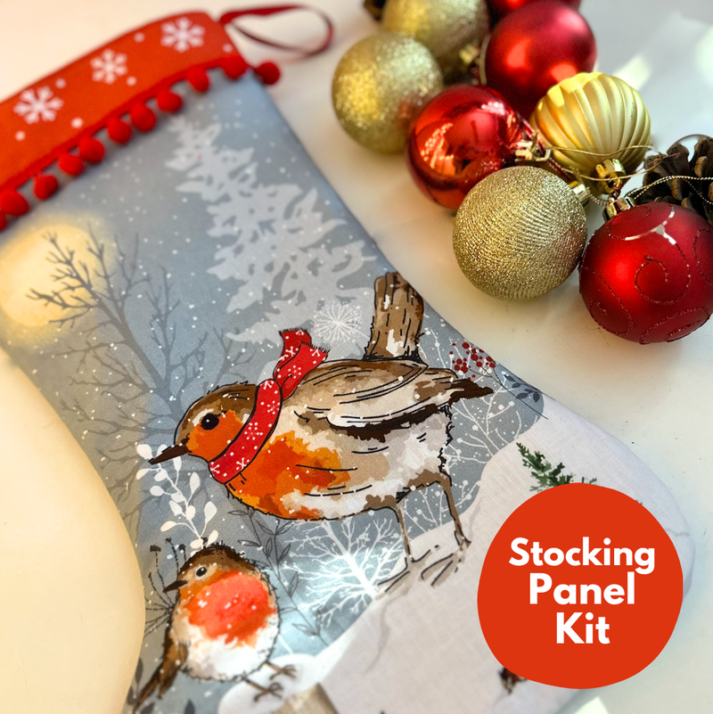 Winter Moon Stocking Panel Kit