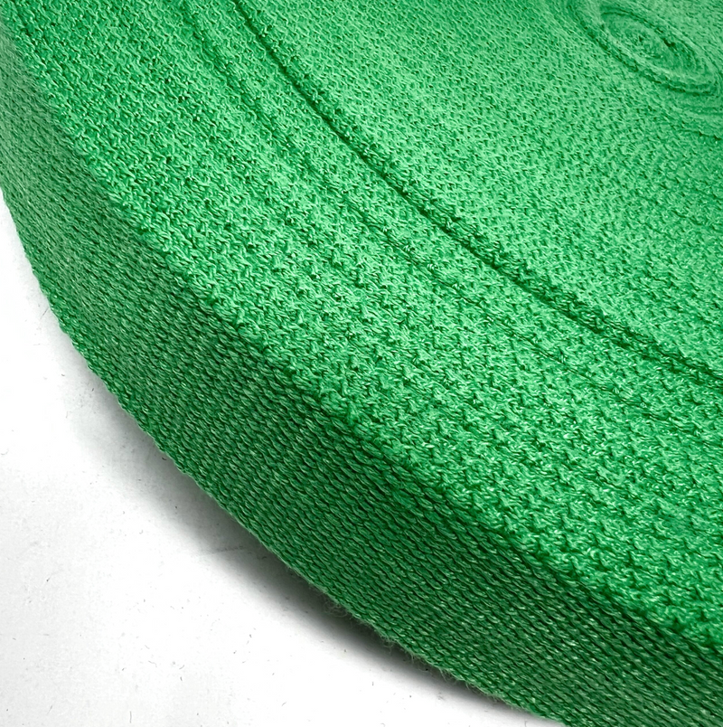 38mm Emerald Green Cotton Webbing Per Metre