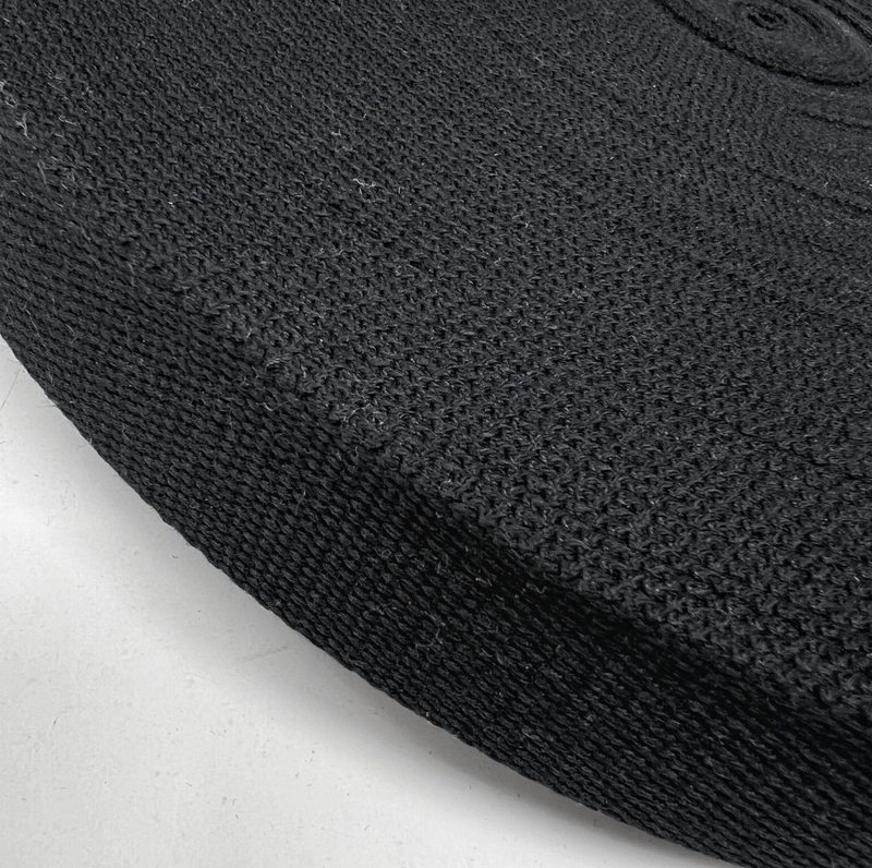 38mm Black Cotton Webbing Per Metre