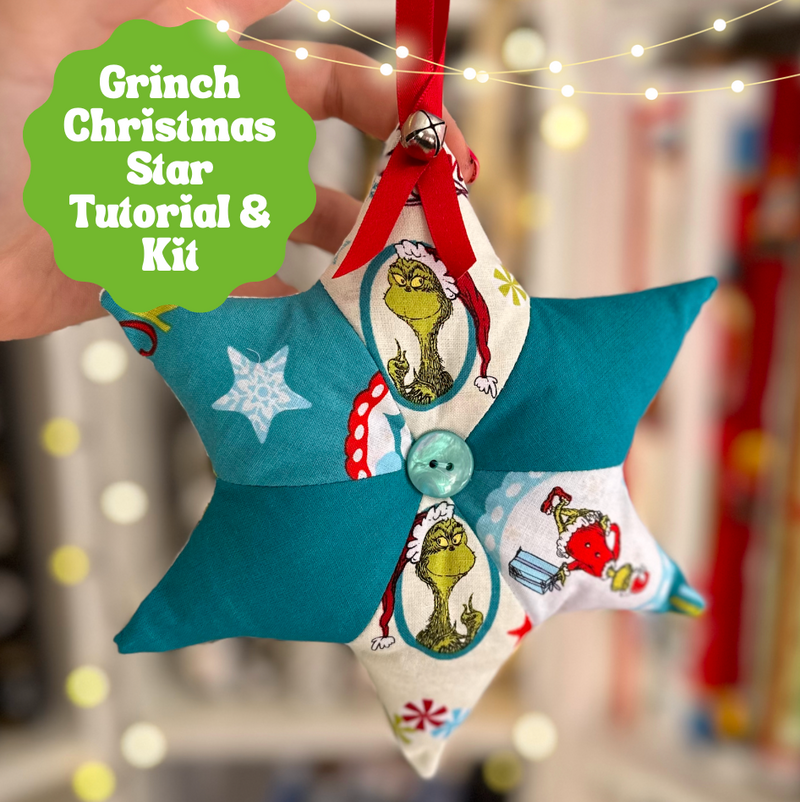 Fabric Kit To Make Our Grinch Christmas Star - *Includes Video Tutorial*