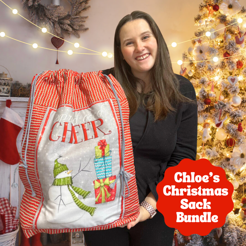 Chloe's Christmas Sack Fabric Bundle *Tutorial On Our Knit & Stitch Club*