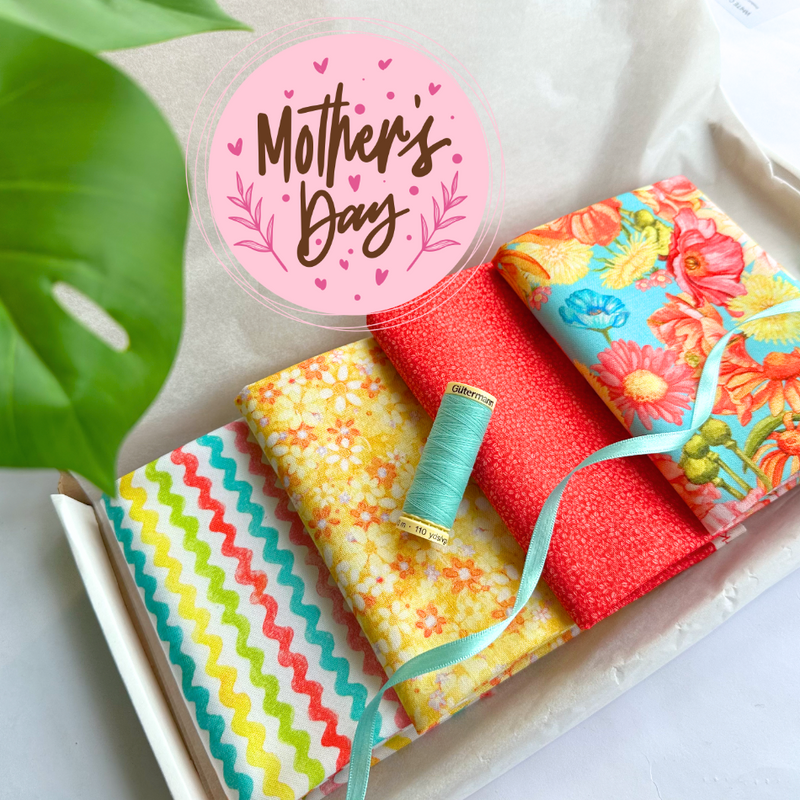 Mother's Day Special Spring Dreams 4 Piece FQ Bundle Plus Thread & Free Ribbon Treat Box